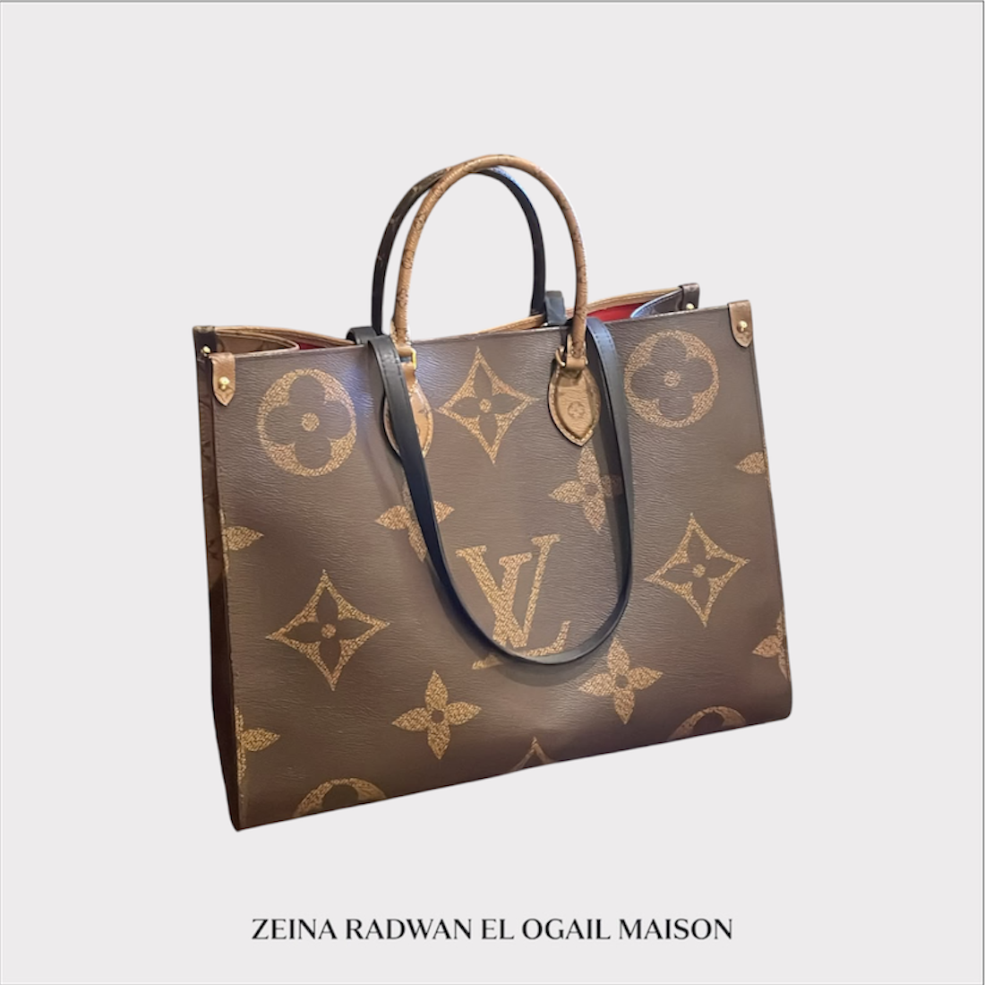Louis Vuitton OnTheGo GM Tote Bag – Monogram Reverse