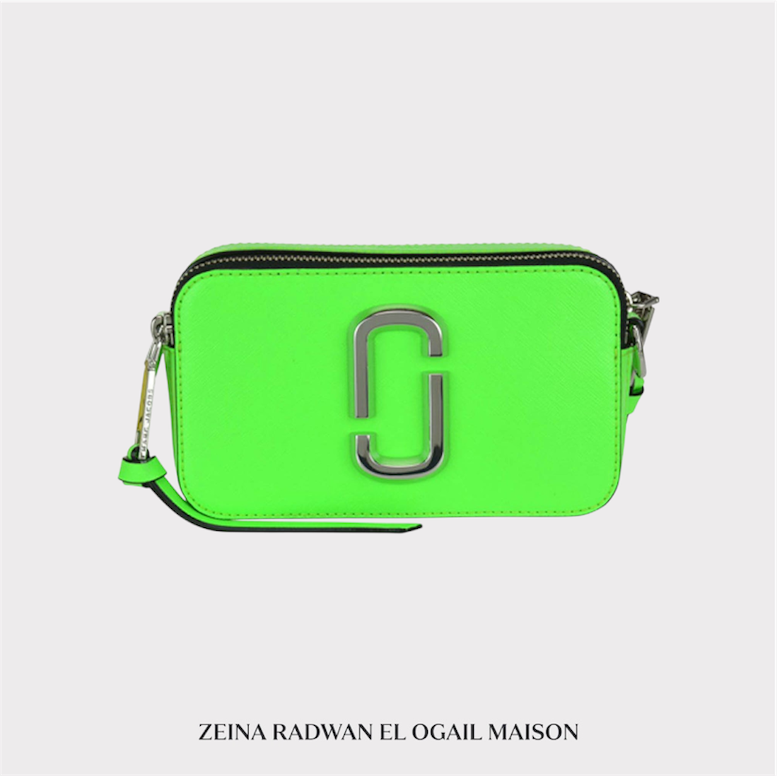 Marc Jacobs Saffiano Small Snapshot Camera Bag – Bright Green