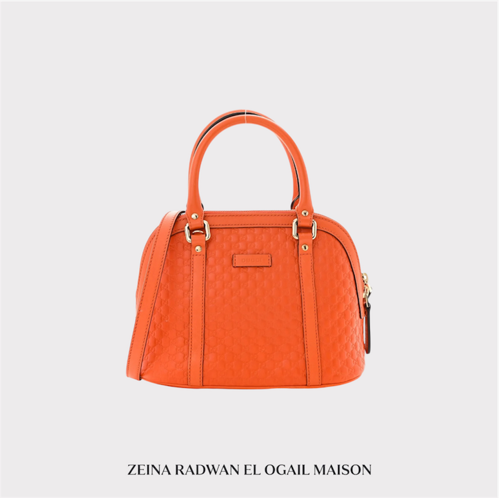 Gucci Microguccissima Mini Dome Bag – Sun Orange