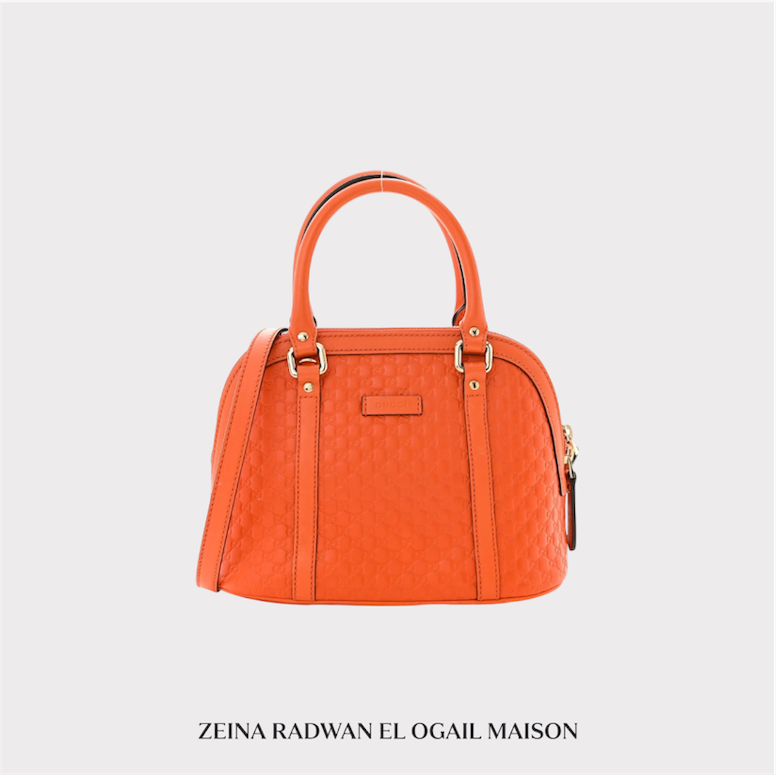 Gucci Microguccissima Mini Dome Bag – Sun Orange
