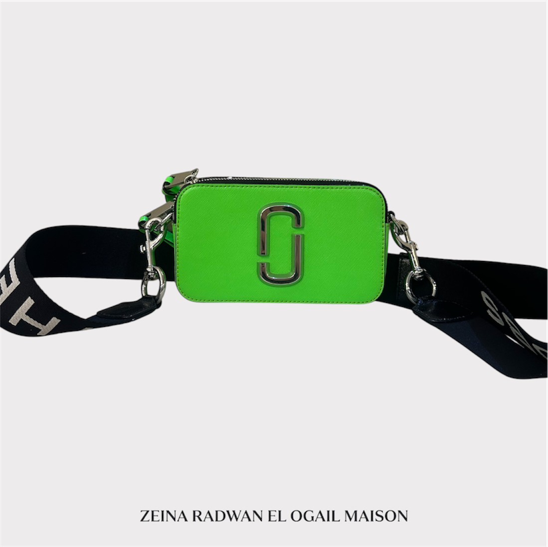 Marc Jacobs Saffiano Small Snapshot Camera Bag – Bright Green