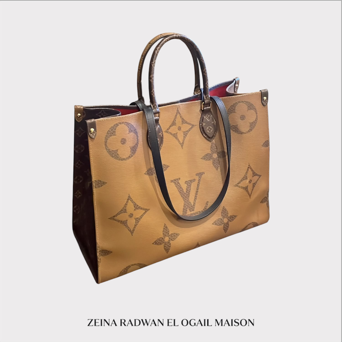 Louis Vuitton OnTheGo GM Tote Bag – Monogram Reverse