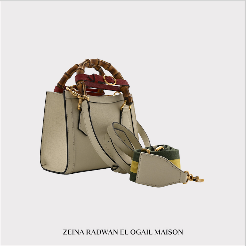 Gucci Textured Dollar Calfskin Tote Bag