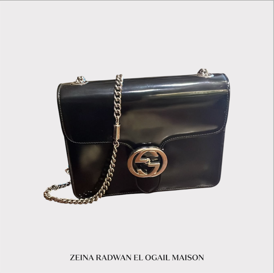 Gucci Black Patent Leather