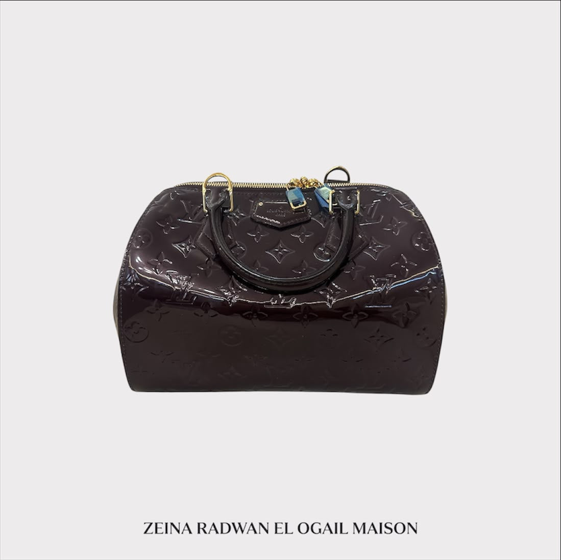 Louis Vuitton Monogram Vernis Montana Bag with Shoulder Strap – Black