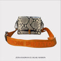 Heron Preston Leather Binder Clip Flap Shoulder Bag